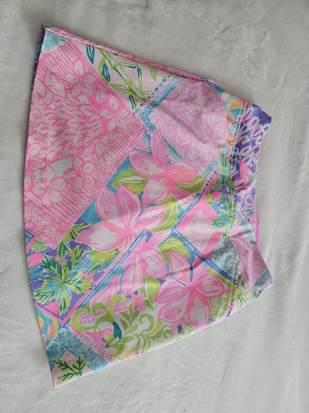 Lilly Pulitzer Pink Floral Swim Coverup with Multicolor Accents